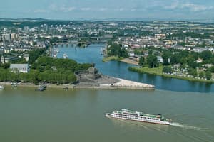 DEKOB - Koblenz - Deutsches Eck at the Confluence of the Rhine and Moselle - Credits GNTB Photo & Design Goebel, Horst.jpg Photo